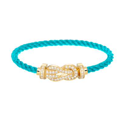 [Amore Jewels]CHANCE LARGE 8 FIGURE BUCKLE FULLDIAMOND BRACELET GOLD