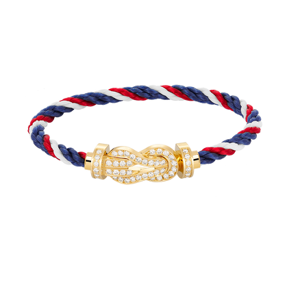 [Amore Jewels]CHANCE LARGE 8 FIGURE BUCKLE FULLDIAMOND BRACELET GOLD