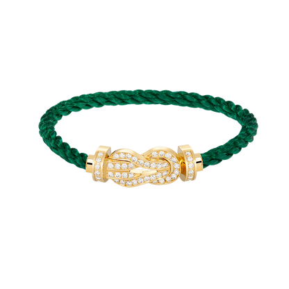 [Amore Jewels]CHANCE LARGE 8 FIGURE BUCKLE FULLDIAMOND BRACELET GOLD