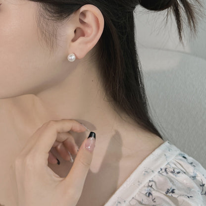 [Amore Jewels]Delicate Pearl Earrings