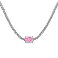 [Amore Jewels]2.0 carat Ornate Emerald Cut Necklace
