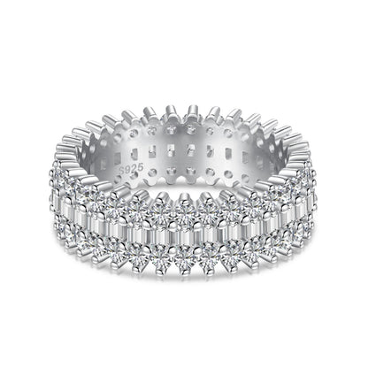 [Amore Jewels]Ornate Colorful Radiant Cut Daily Ring