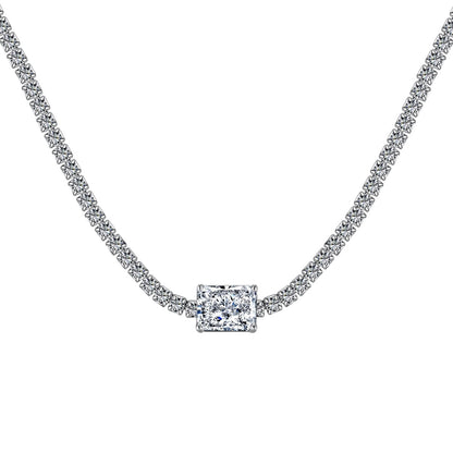 [Amore Jewels]2.0 carat Ornate Emerald Cut Necklace