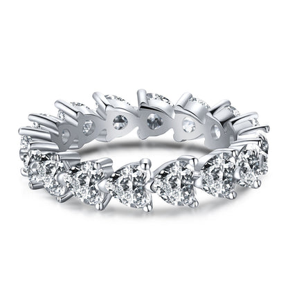 [Amore Jewels]0.25 Carat Radiant Romance Heart Cut Lover Ring
