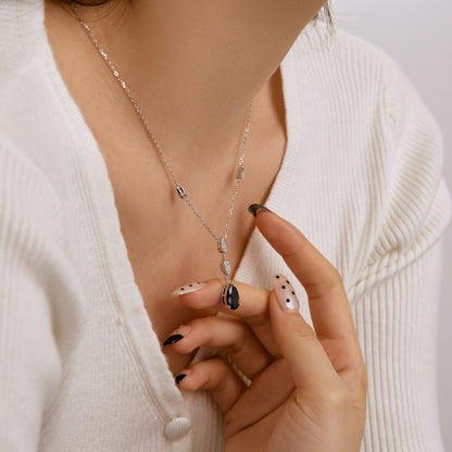 [Amore Jewels]Dazzling Pear Cut Necklace