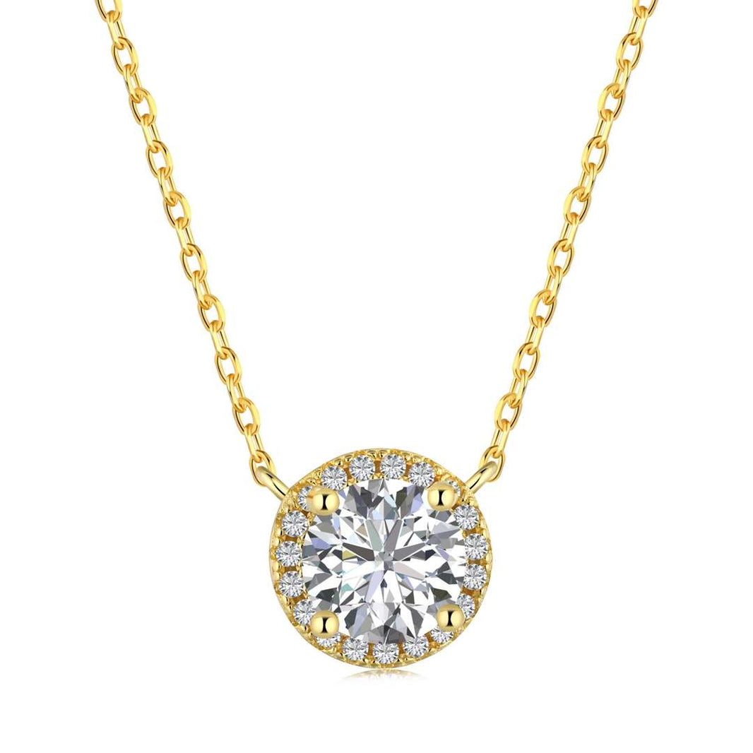 [Amore Jewels]Luxurious Round Cut Necklace