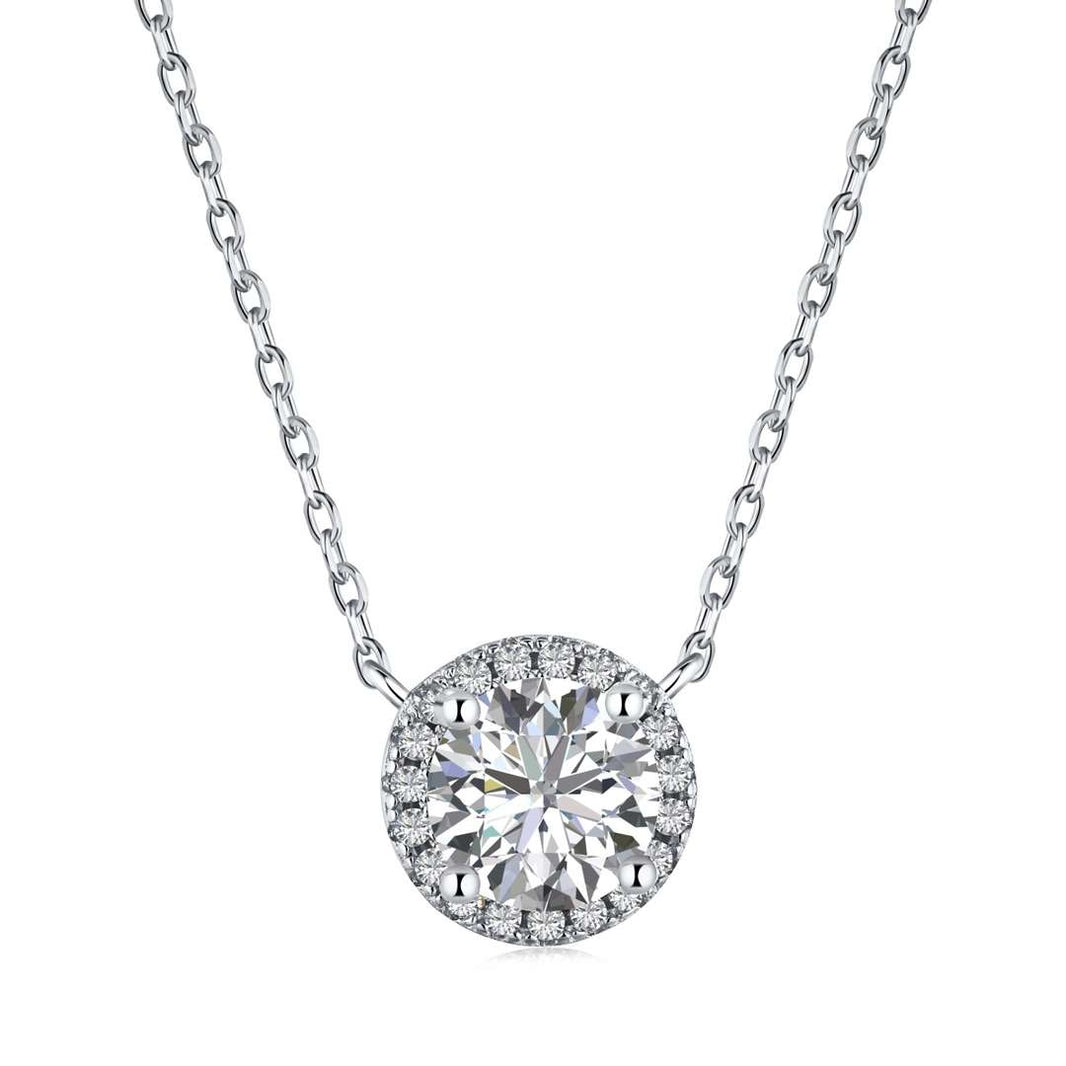 [Amore Jewels]Luxurious Round Cut Necklace