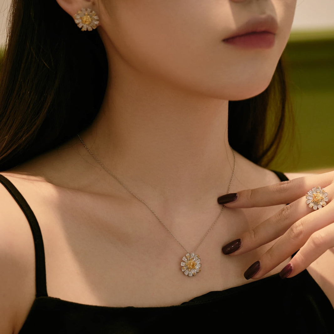 [Amore Jewels]Exquisite Daisy Necklace