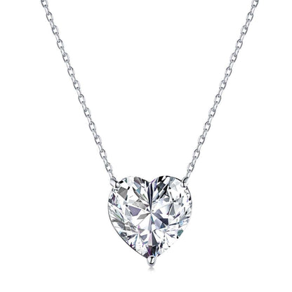 [Amore Jewels]6.0 carat Radiant Heart Shape Necklace