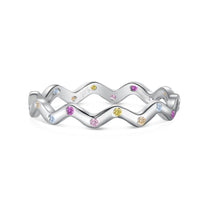 [Amore Jewels]Ornate Vibrant Round Cut Daily Ring