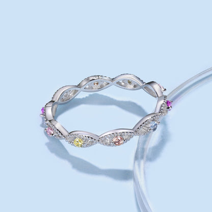 [Amore Jewels]Elegant Energetic Round Cut Daily Ring