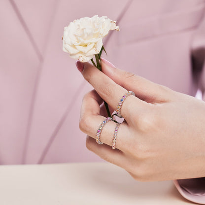 [Amore Jewels]Elegant Energetic Round Cut Daily Ring