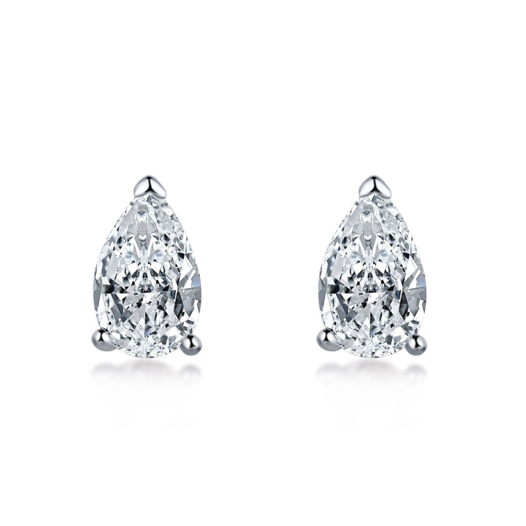 [Amore Jewels]Ornate Water Drop Shape Earrings