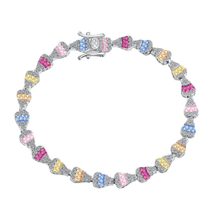 [Amore Jewels]Radiant Water Drop Shape Daily Bracelet