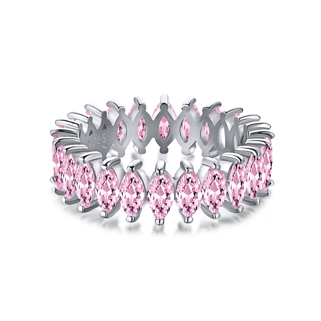 [Amore Jewels]Gorgeous Marquise Cut Tennis Ring