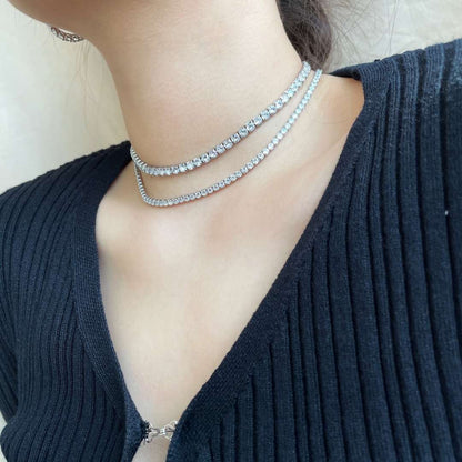 [Amore Jewels]Elegant Tennis Chain Necklace