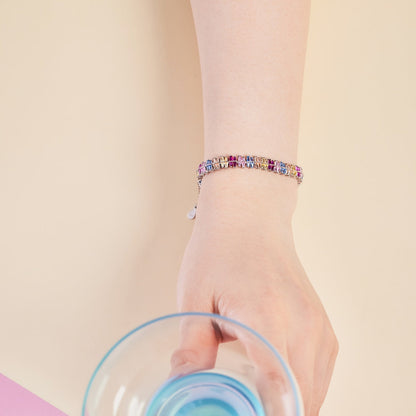 [Amore Jewels]Sparkling Exquisite Multi Cut Party Bracelet