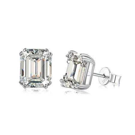 [Amore Jewels]Dazzling Square Shape Earrings
