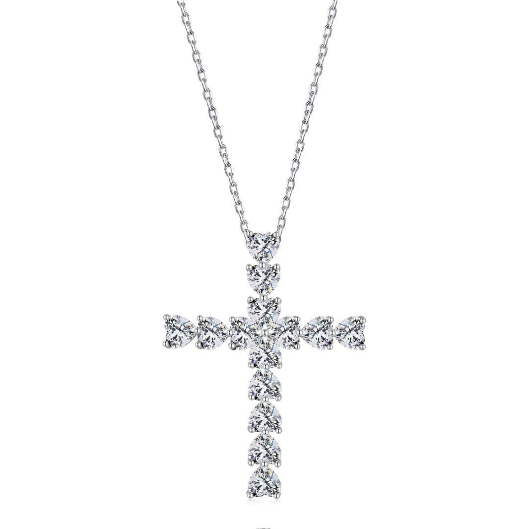 [Amore Jewels]Radiant Cross Shape Necklace