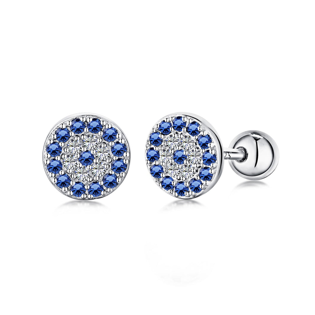 [Amore Jewels]Devil's Eye Ear Bone Nail Earrings