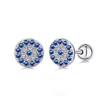 [Amore Jewels]Devil's Eye Ear Bone Nail Earrings