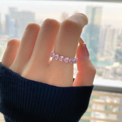 [Amore Jewels]0.25 Carat Radiant Romance Heart Cut Lover Ring