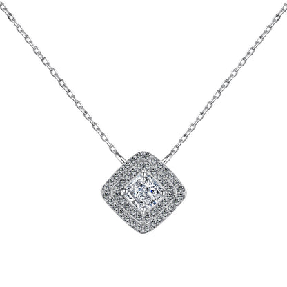 [Amore Jewels]Sparkling Asscher Cut Necklace