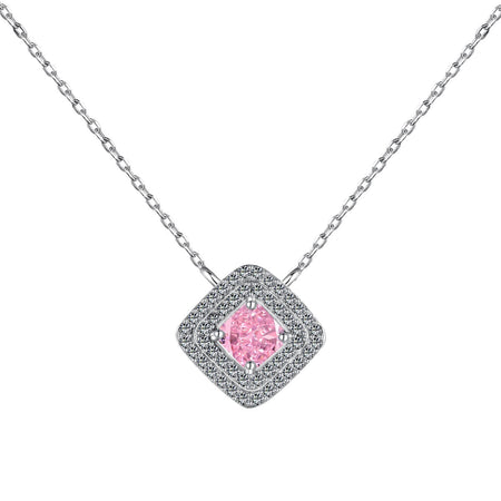 [Amore Jewels]Sparkling Asscher Cut Necklace