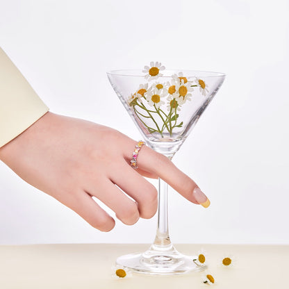 [Amore Jewels]Dazzling Polychromatic Multi cut Daily Ring