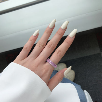 [Amore Jewels]Sparkling Full Heart Ring