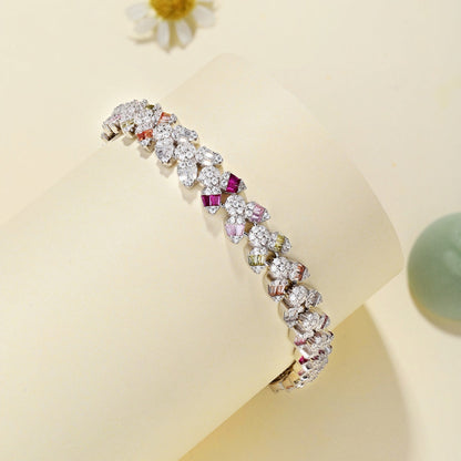 [Amore Jewels]Dainty Exquisite Flower Shape Daily Bracelet
