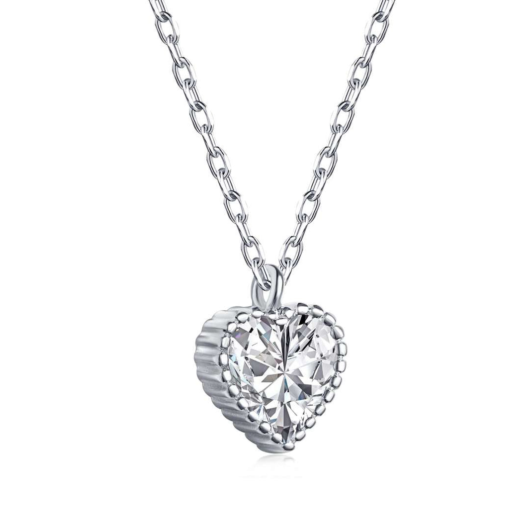 [Amore Jewels]Ornate Heart Shape Necklace