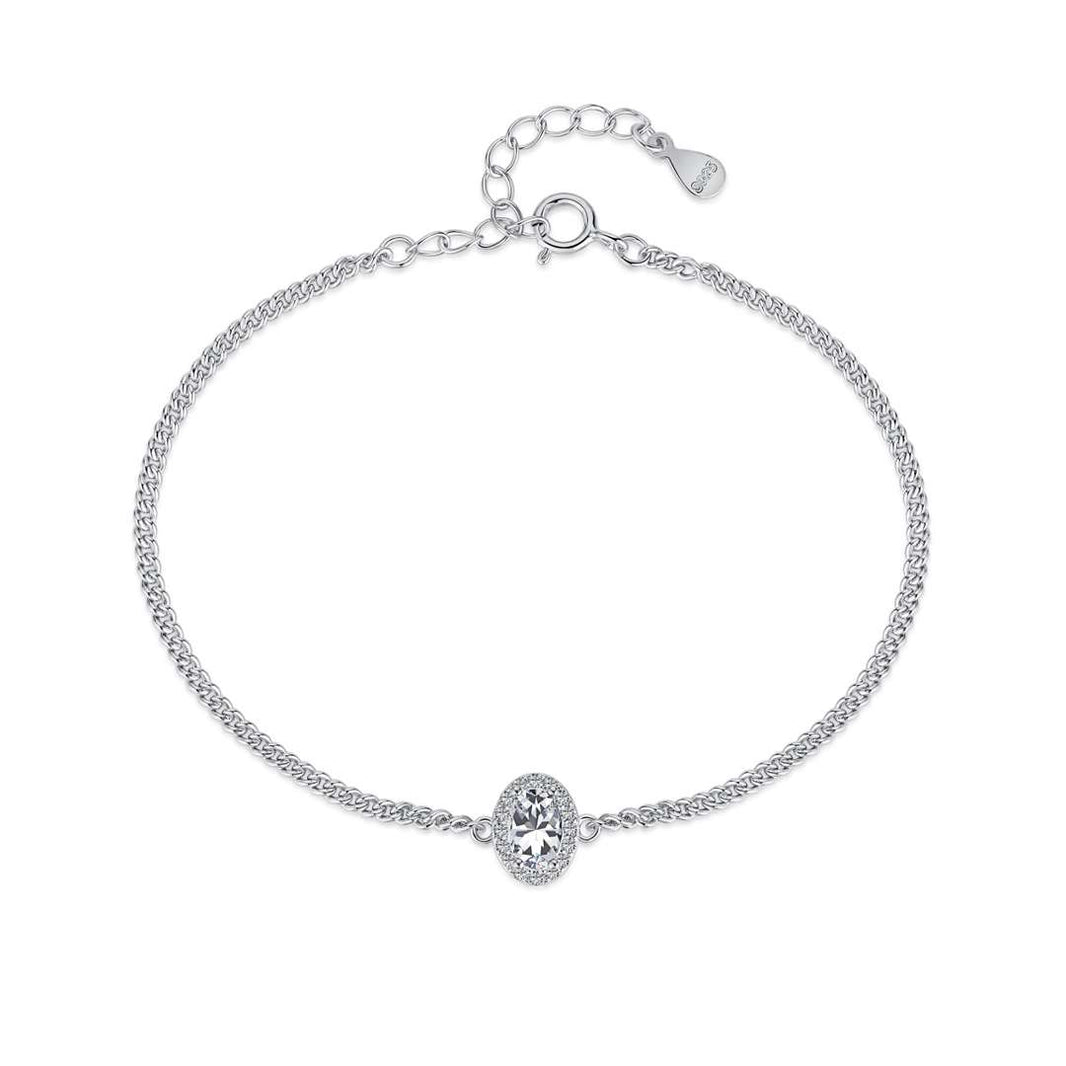 [Amore Jewels]Exquisite Oval Shape Bracelet
