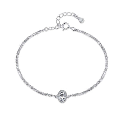 [Amore Jewels]Exquisite Oval Shape Bracelet