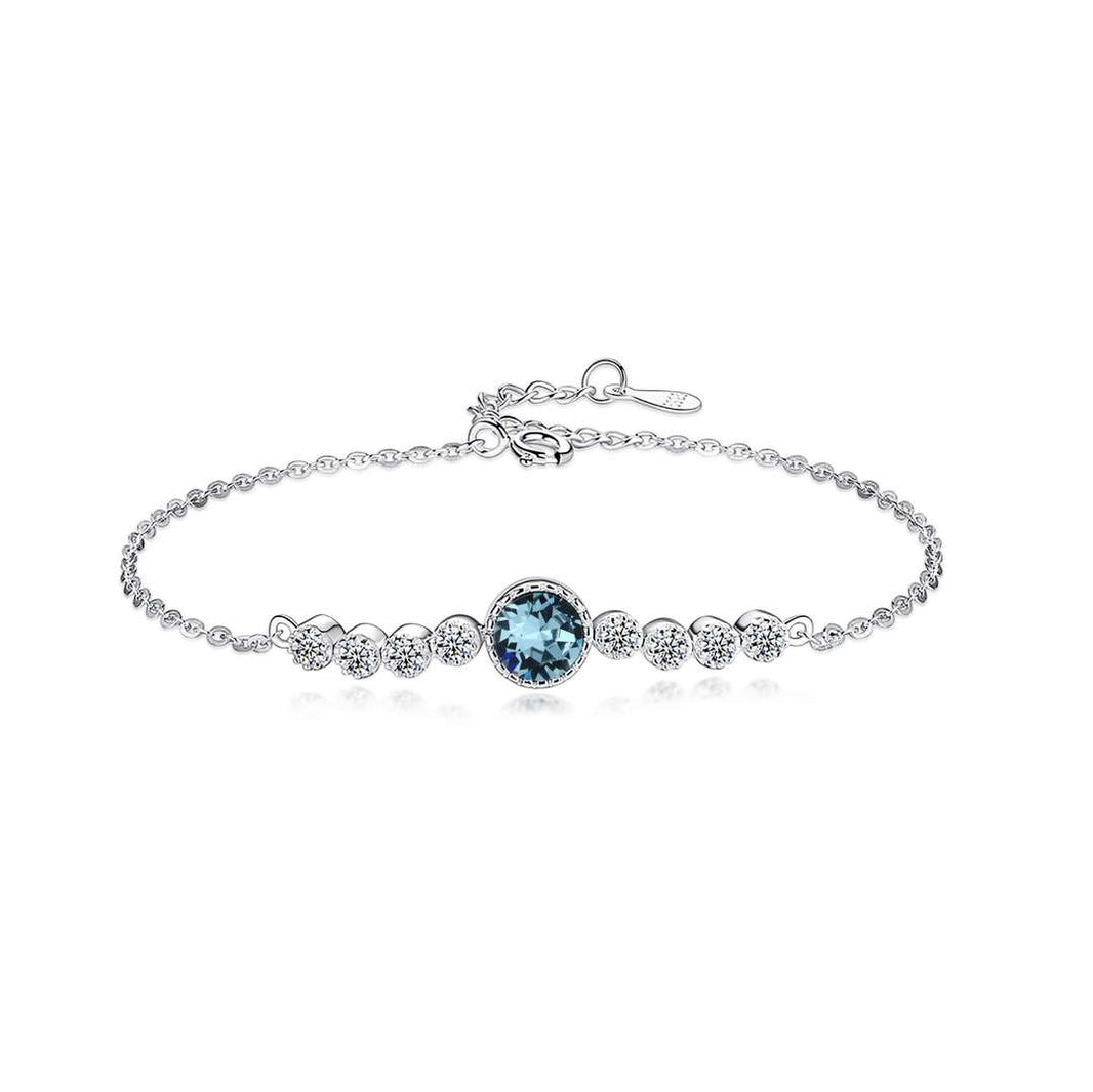 [Amore Jewels]Luxurious Heart Of The Ocean Bracelet