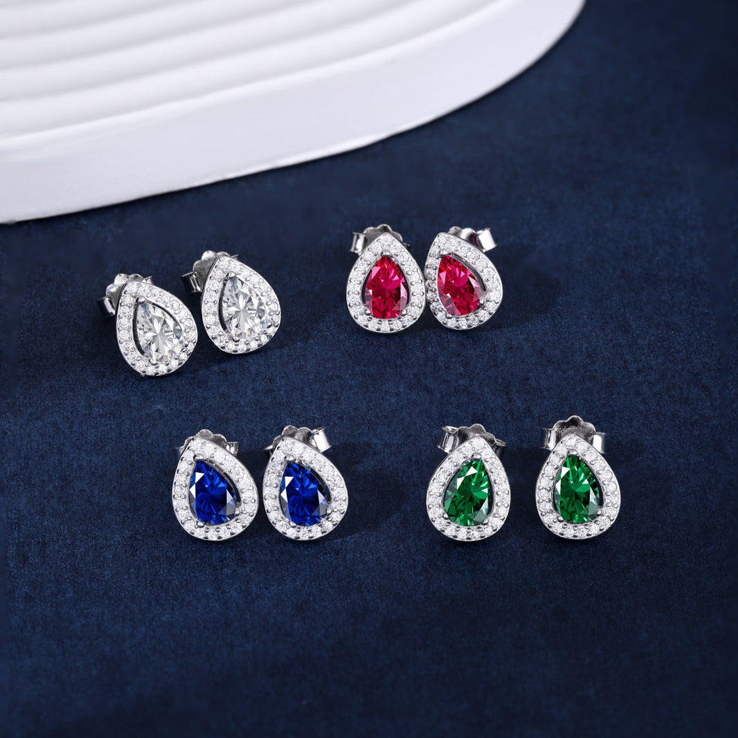 [Amore Jewels]Luxurious Water Drop Shape Earrings