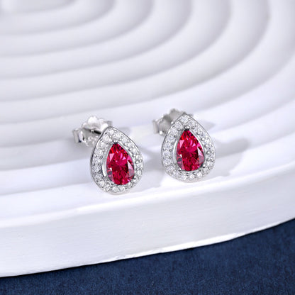 [Amore Jewels]Luxurious Water Drop Shape Earrings