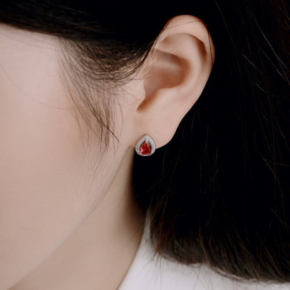 [Amore Jewels]Luxurious Water Drop Shape Earrings