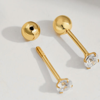 [Amore Jewels]Unique U-Shaped Ear Bone Earrings