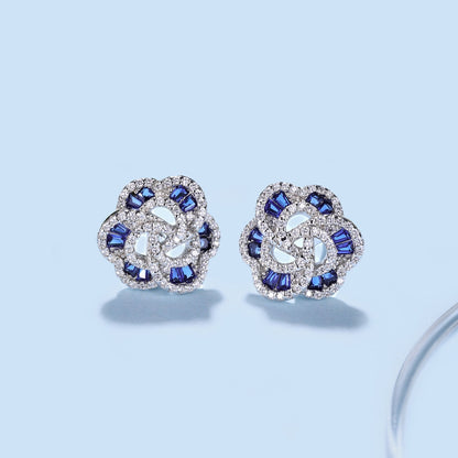[Amore Jewels]Exquisite Flower Shape Daily Earrings