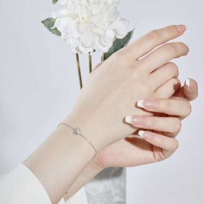 [Amore Jewels]Heart-Shaped Gentle and Versatile Bracelet