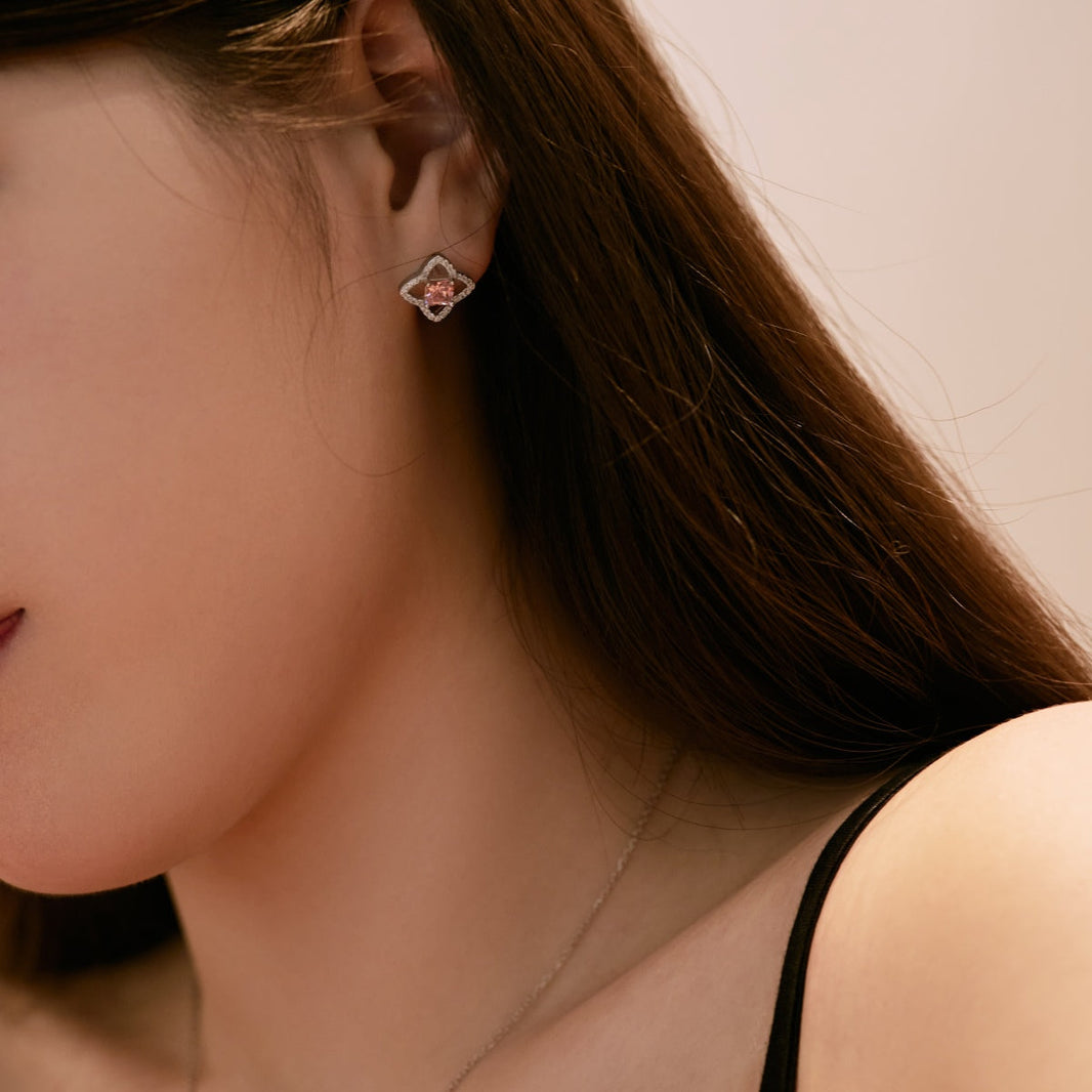 [Amore Jewels]Elegant Star Shape Princess Cut Daily Earrings