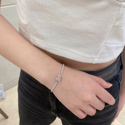 [Amore Jewels]Dazzling Unique Multi Shape Lover Bracelet