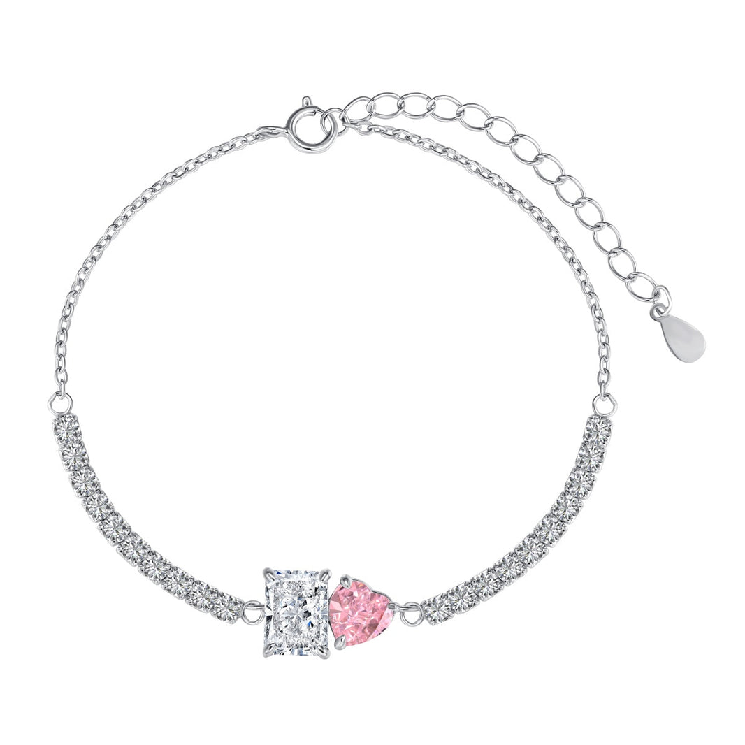 [Amore Jewels]Dazzling Unique Multi Shape Lover Bracelet