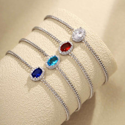 [Amore Jewels]Exquisite Oval Shape Bracelet
