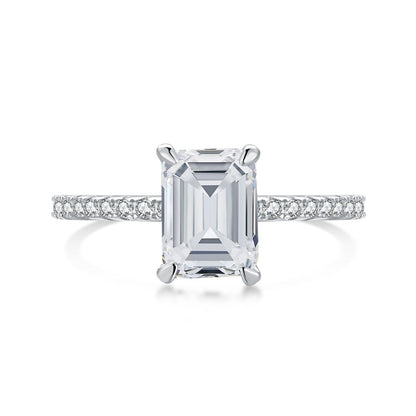 [Amore Jewels]2.0 Carat Scintillating Ornate Radiant Cut Party Ring