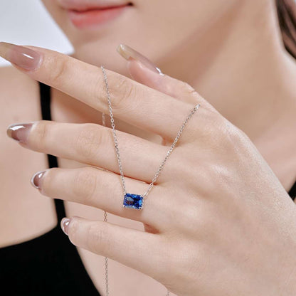 [Amore Jewels]Luxurious Square Shape Colorful Necalack