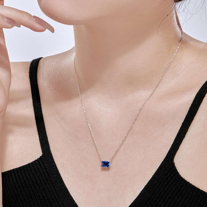 [Amore Jewels]Luxurious Square Shape Colorful Necalack