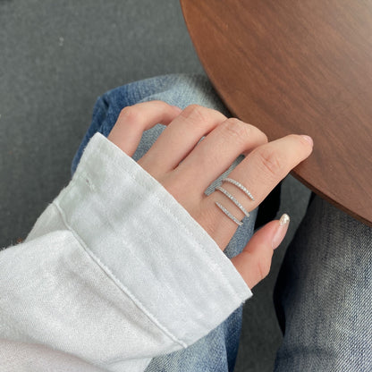 [Amore Jewels]Unique Vibrant Entangle Daily Ring