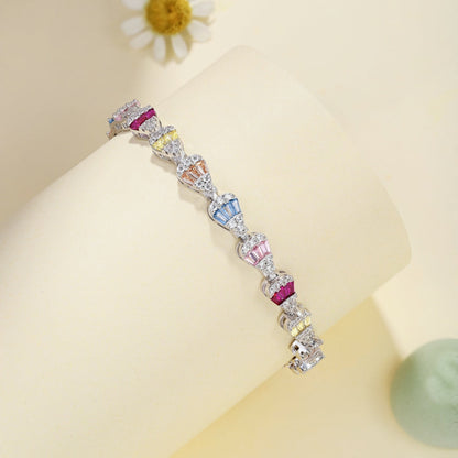 [Amore Jewels]Radiant Water Drop Shape Daily Bracelet